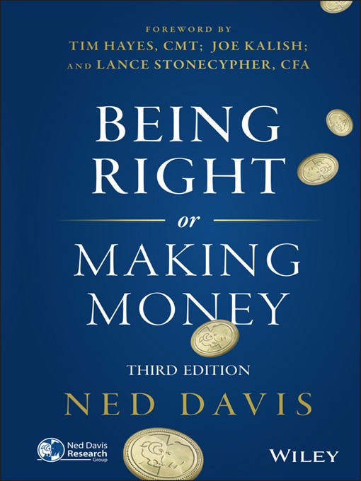 Cover image for Being Right or Making Money